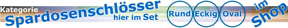 Set- Zusammenstellung von Spardosenschlössern im Spardosenshop|default:Spardosenschlösser im Set|default:.NAME